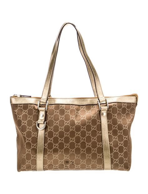 gucci gg abbey tote dark brown|Gucci tote bag women.